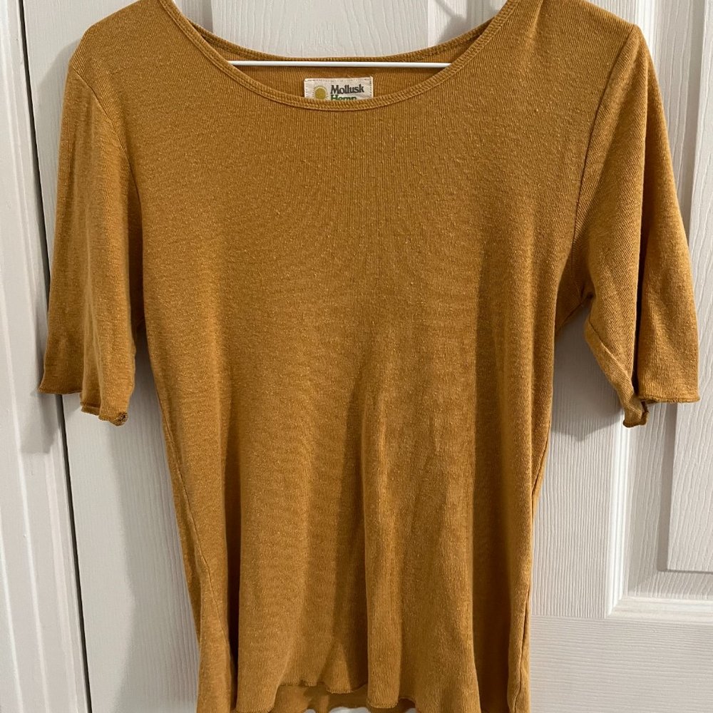 Mollusk Hemp Rib T-Shirt - Women's Small